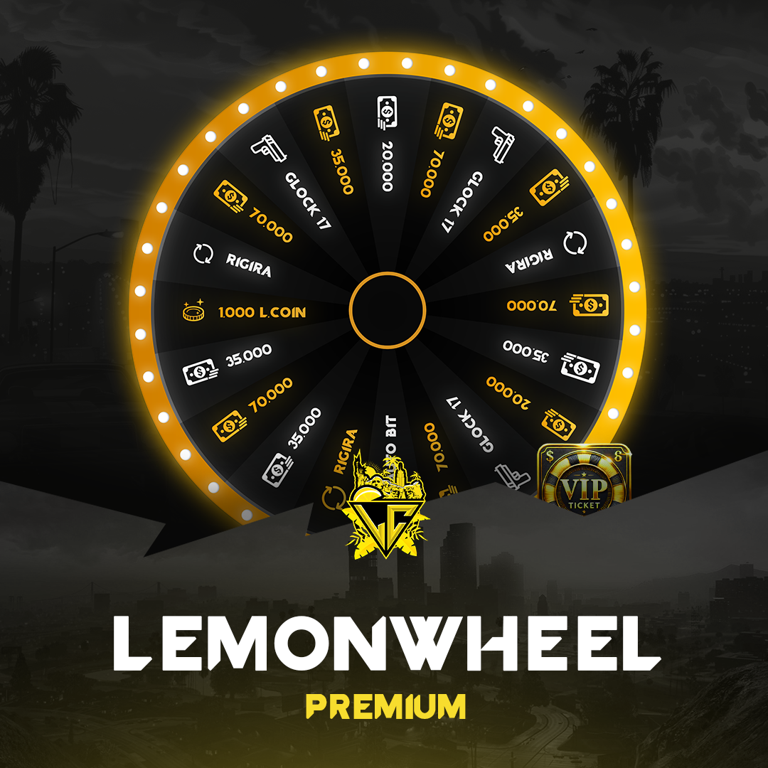 5 TICKET LEMONWHEEL PREMIUM